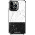 Marble Split iPhone 15 Pro Clear Case